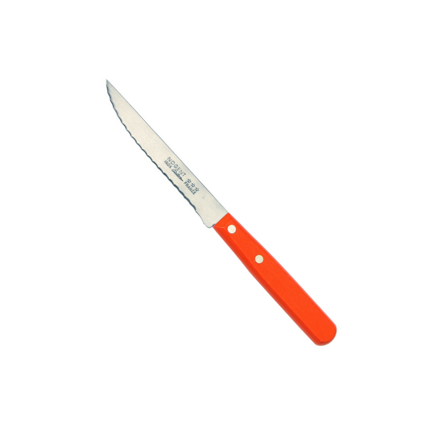 Nogent Canada Color Steak Knife Made in France Orange Hornbeam wood Clementine Boutique