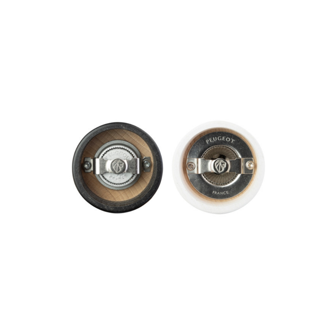 Tahiti Duo Ensemble de Moulins à Sel et Poivre Noir et Blanc