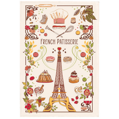 French Patisserie Tea Towel Made in France Winkler Canada Clementine Boutique Toronto