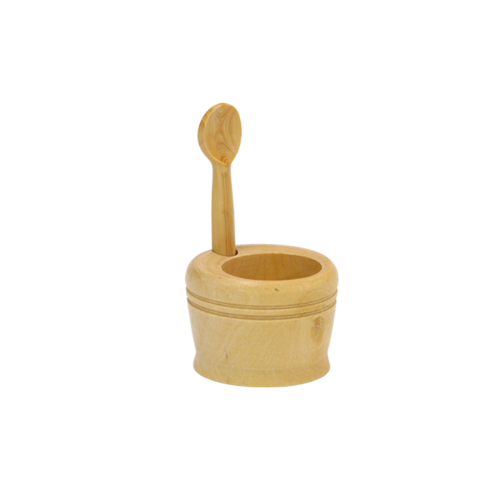 Salt Cellar Set Bowl with spoon in Boxwood