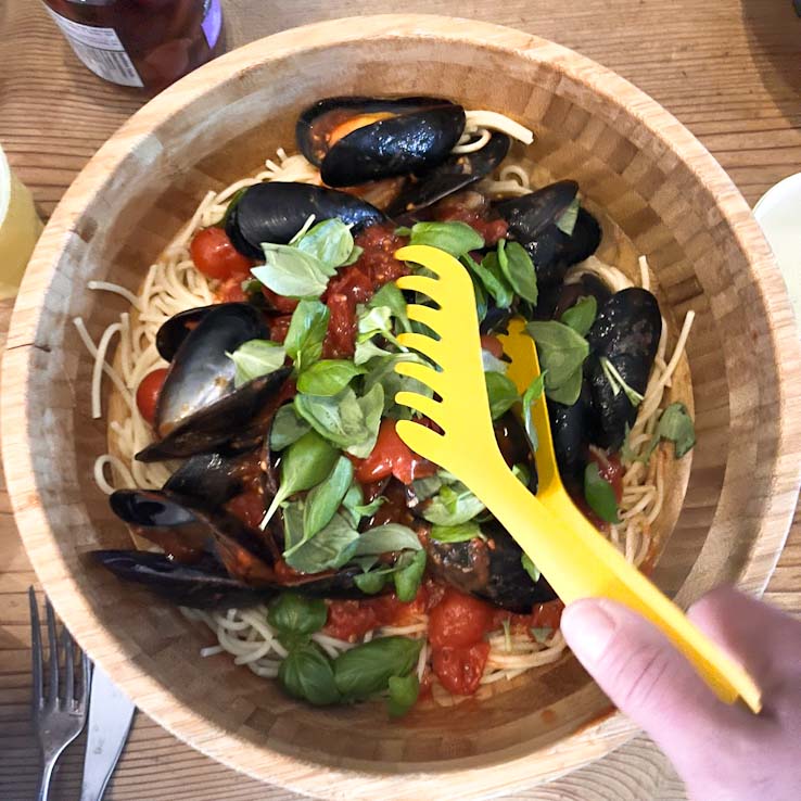 Serving Tongs in Stainless Steel