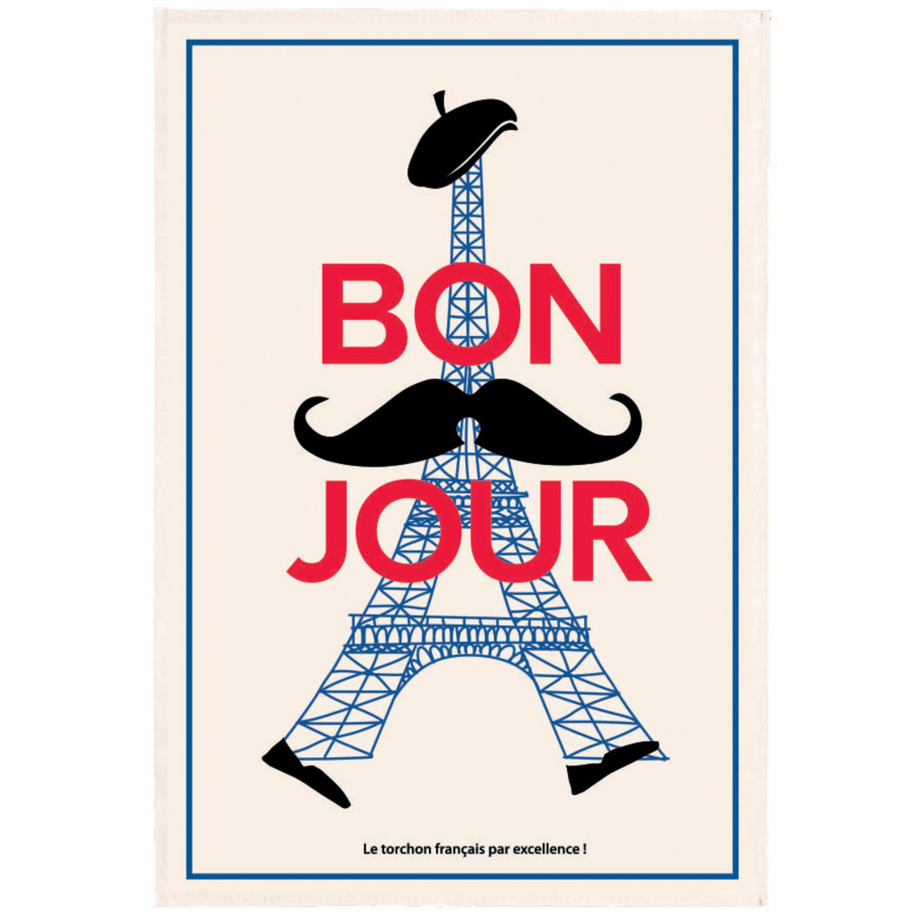 Bonjour Made in France Tea Towel Winkler Canada Clementine Boutique Toronto