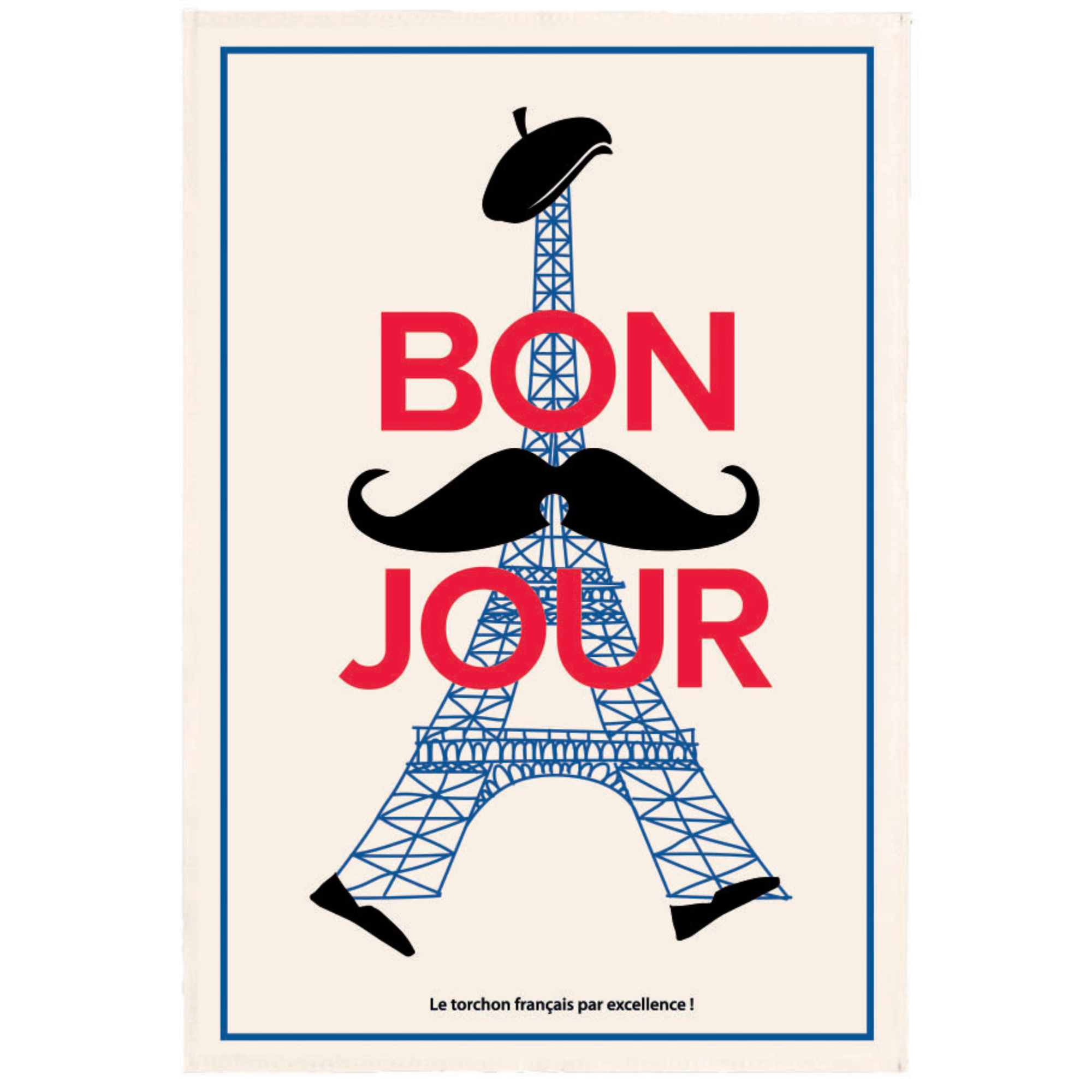 Bonjour Made in France Tea Towel Winkler Canada Clementine Boutique Toronto