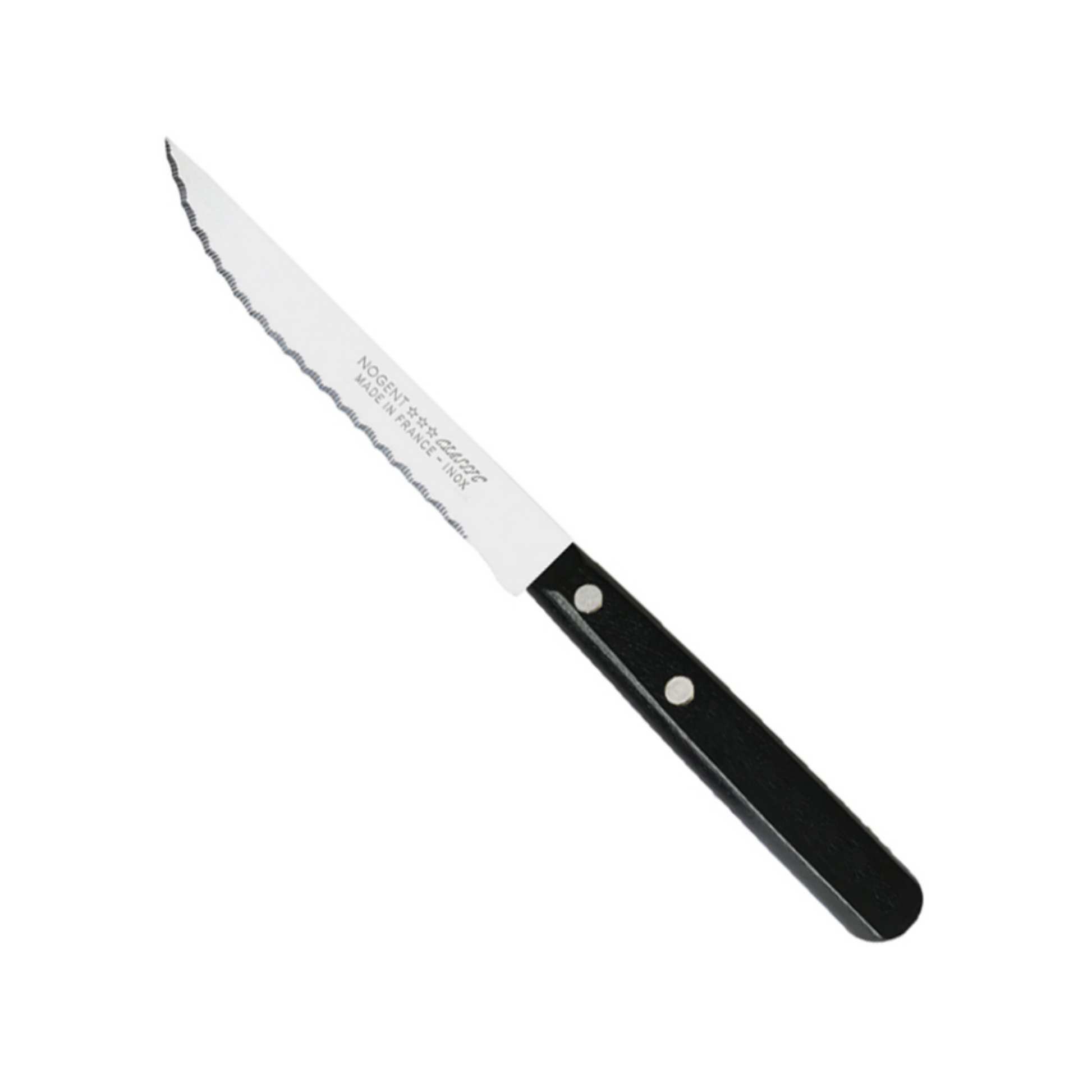 Couteau à steak Classic Nogent manche noir