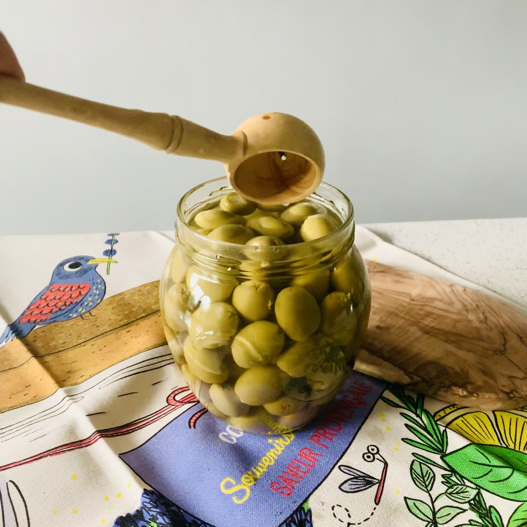 Olive Spoon in Boxwood Made in France Roger Orfevre Canada Clementine Boutique