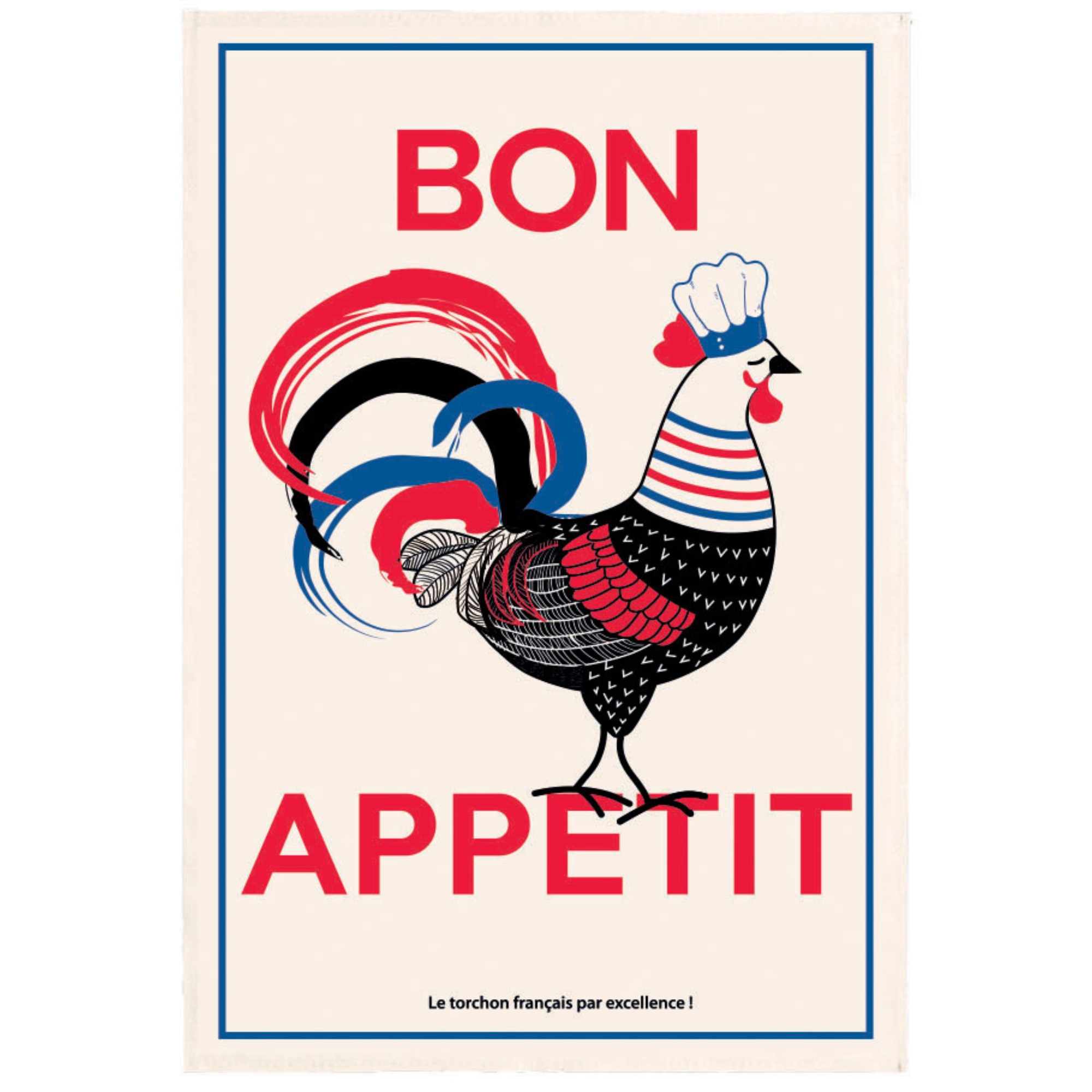 Bon Appetit Made in France Tea Towel Winkler Canada Clementine Boutique Toronto