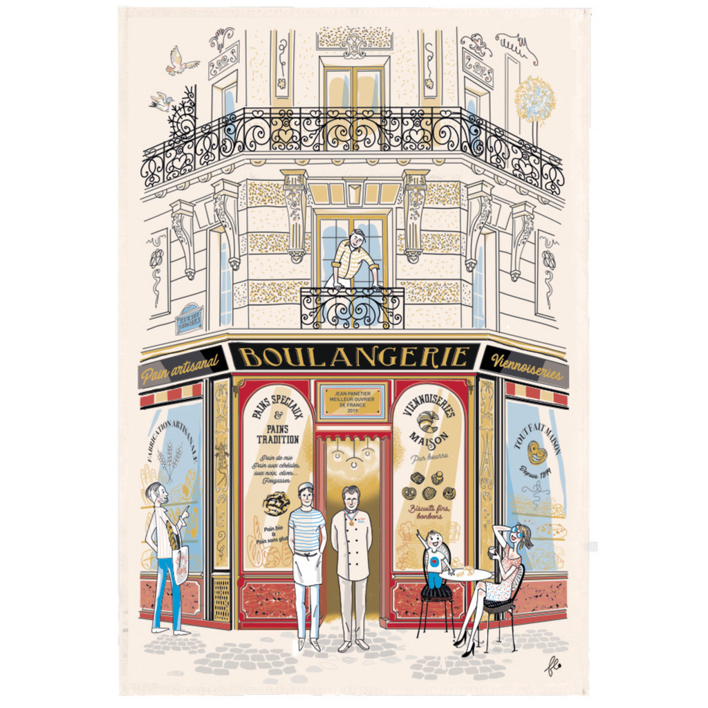 French tea towels Paris Vintage Bakery Made in France Winkler Canada Clementine Boutique Toronto