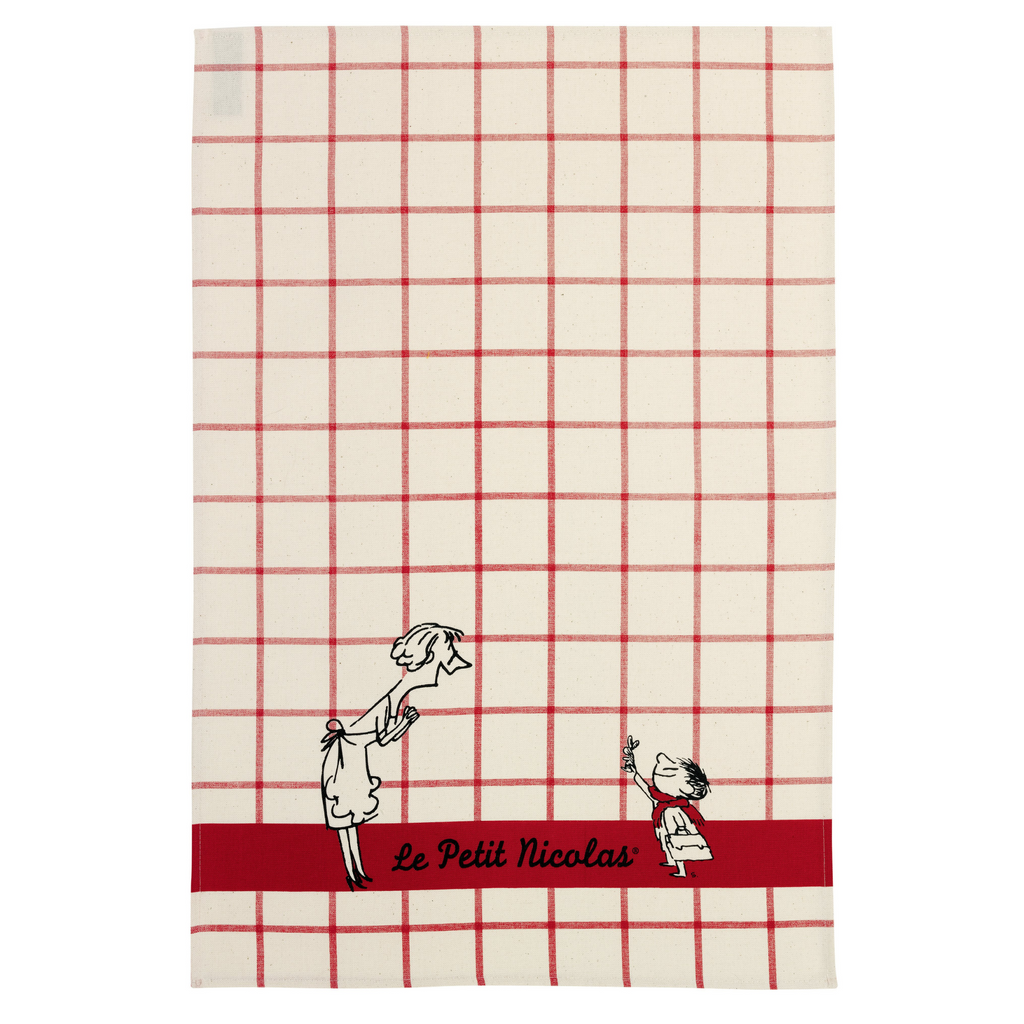 Le Petit Nicolas Little Nicholas tea towel Goscinny and Sempé Made in France Clementine Boutique Toronto