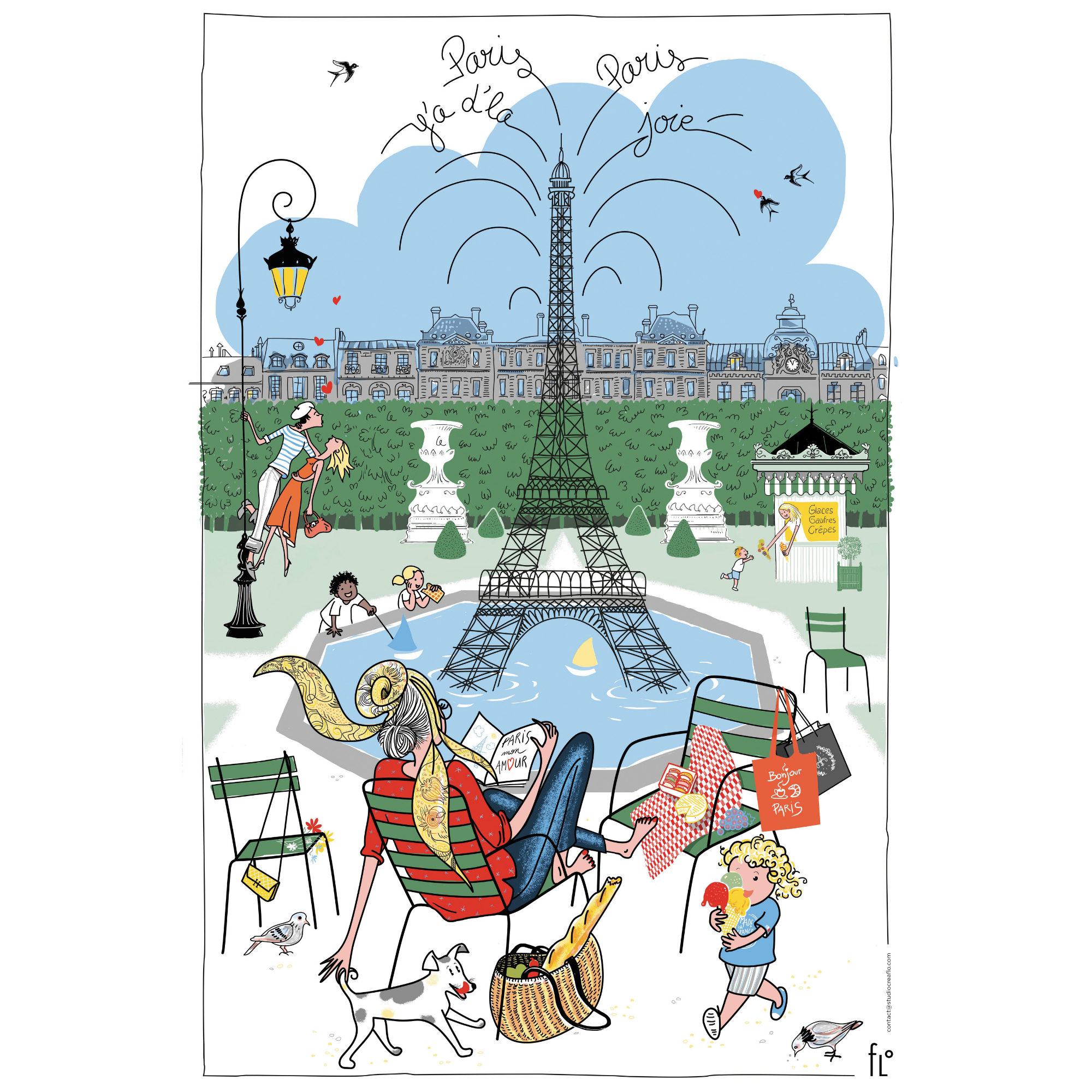 Paris Tea Towels Made in France Winkler Canada Clementine Boutique Toronto