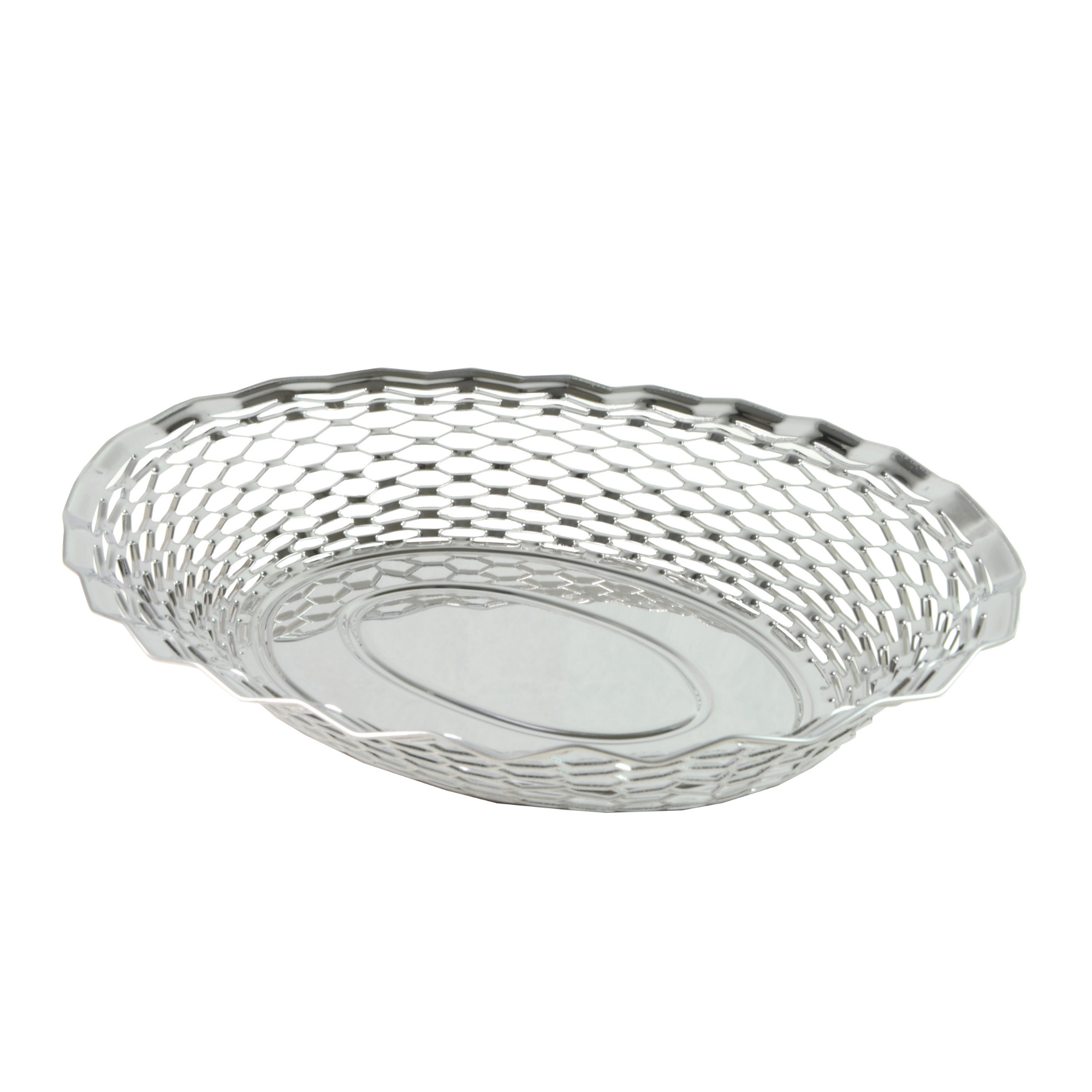 Vintage Metal fruit basket Made in France Clementine Boutique Roger Orfevre Canada, Steel