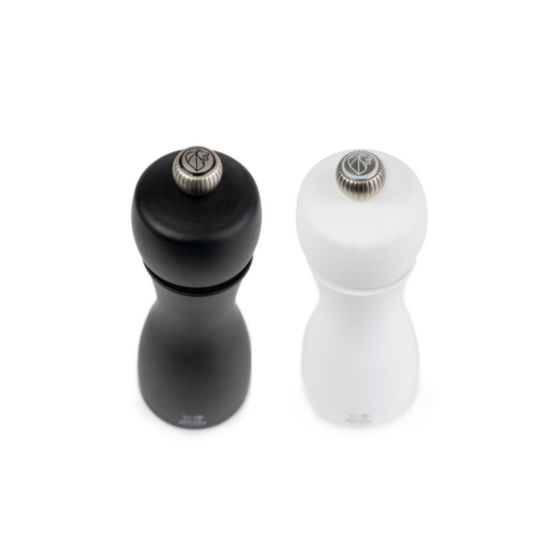Peugeot Canada Tahiti Salt and Pepper Duo Mill Set Black & White