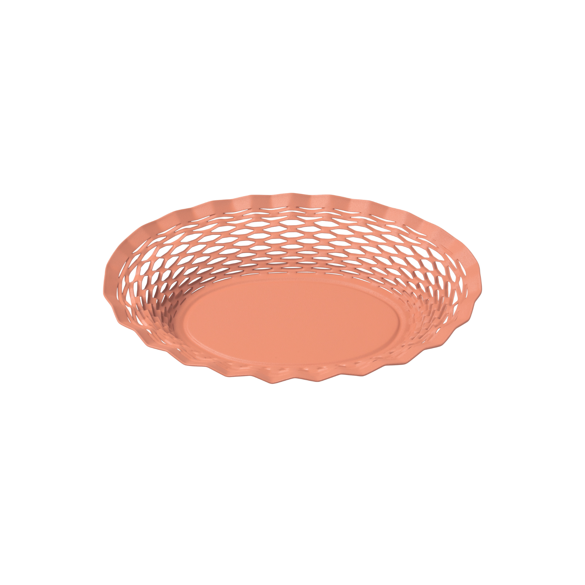 Oval Food Basket, Stainless Steel Color, Small size