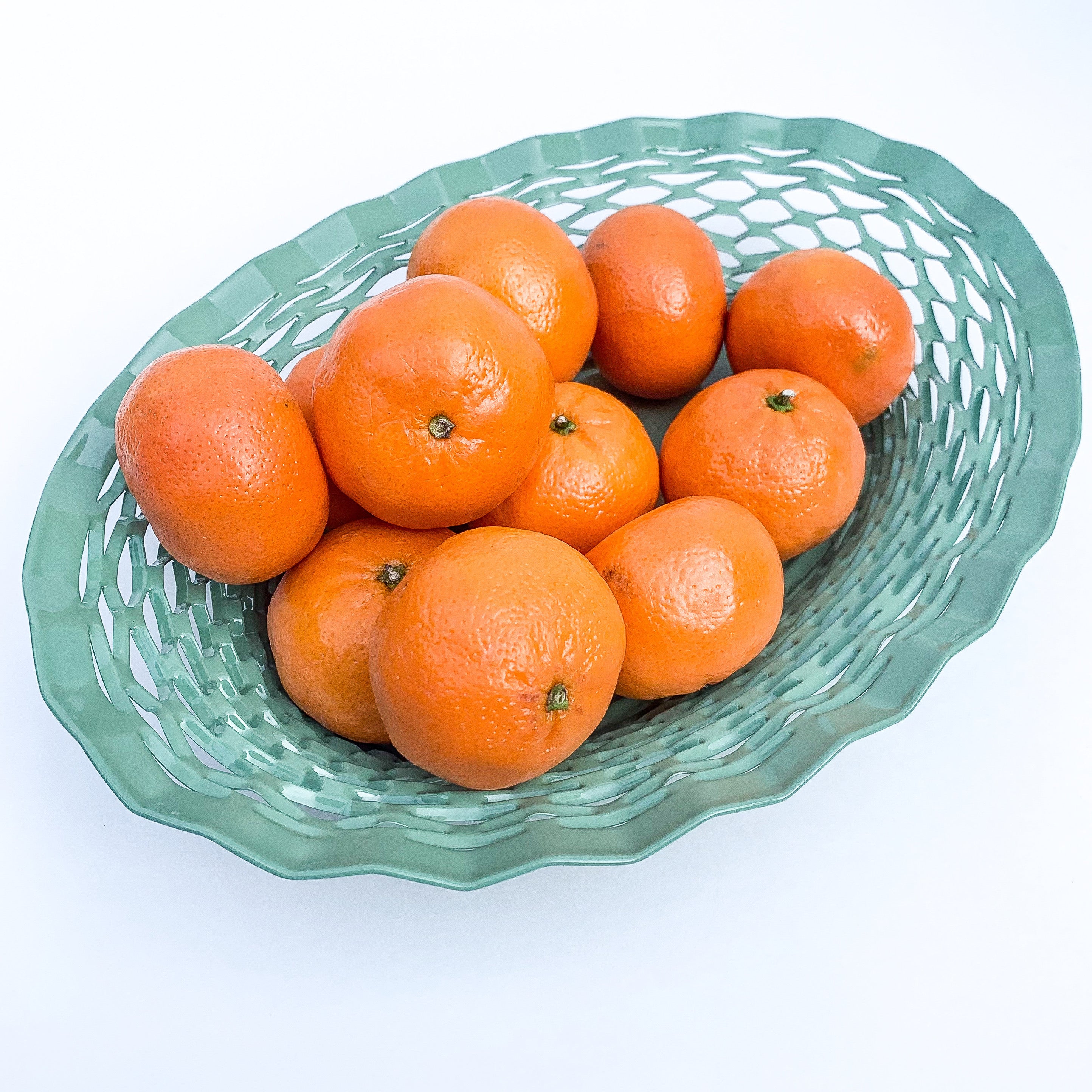 Metal Vintage Basket Made in France Roger Orfevre Canada Clementine Boutique