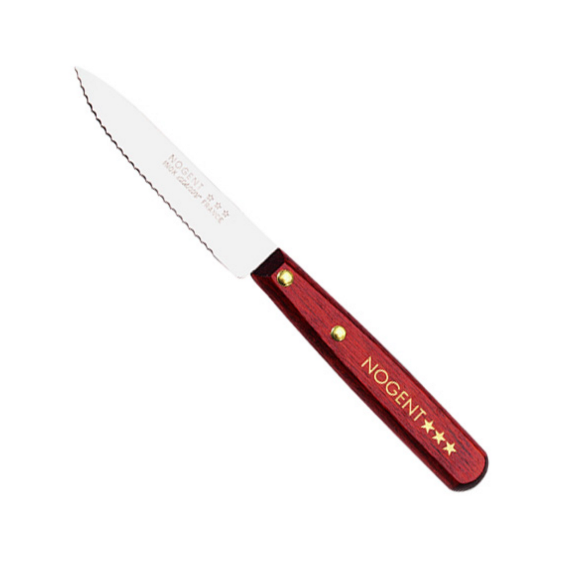 Nogent Canada Classic Paring Knife cherrywood - Serrated Blade Clementine Boutique