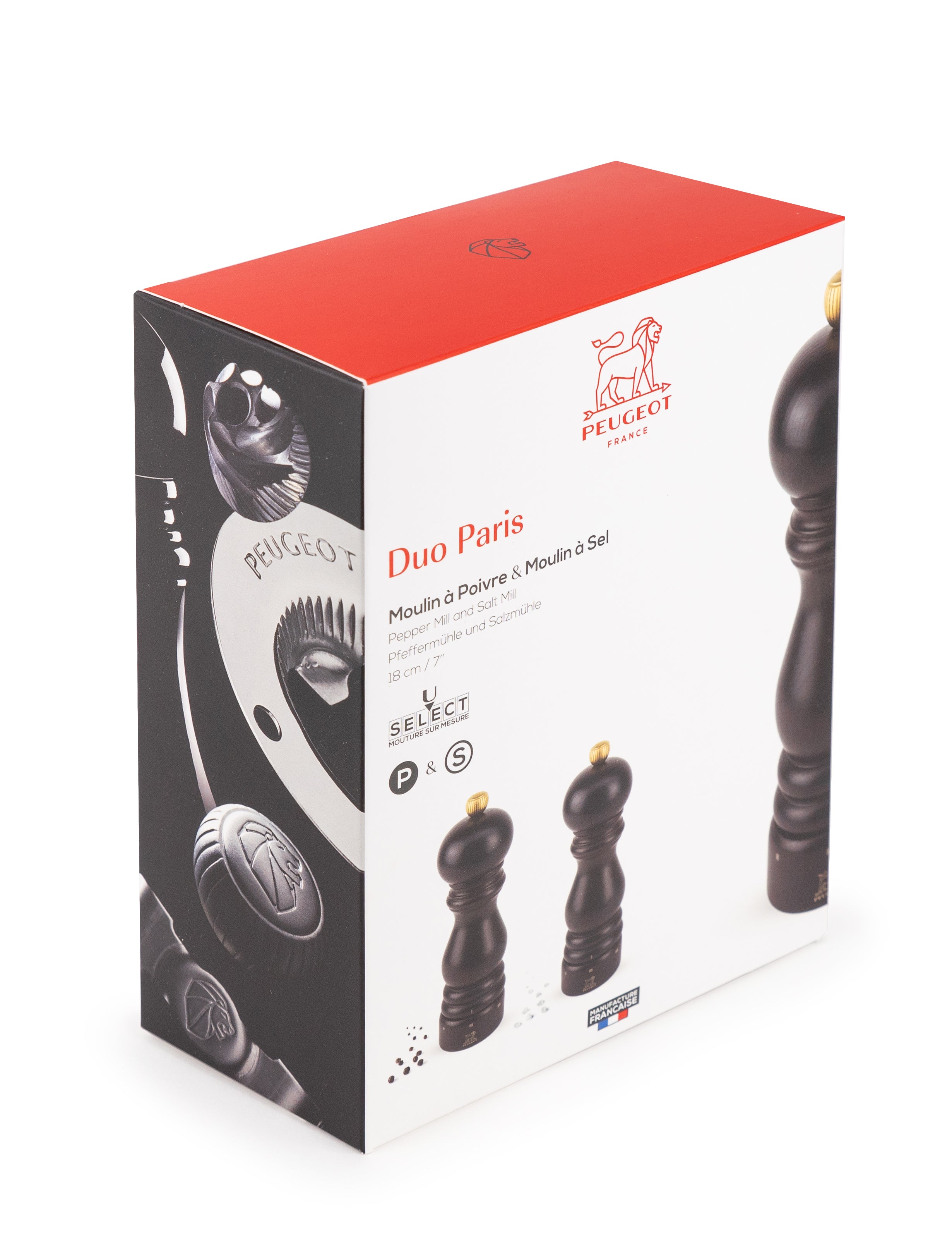 Peugeot Canada Paris salt and pepper mills duo Chocolate Clementine Boutique