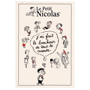 Le Petit Nicolas Little Nicholas tea towel Goscinny and Sempé Made in France Clementine Boutique Toronto